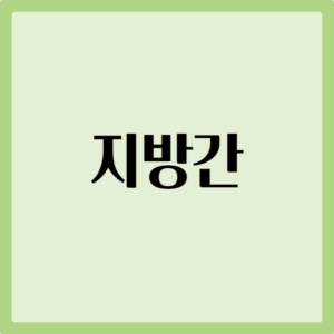 지방간 